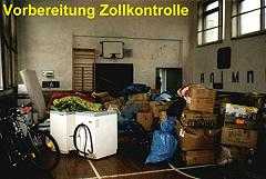 Vorbereitung Zollkontrolle